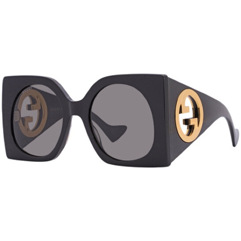 New Authentic Gucci GG1254S Blondie Logo Oversized Sunglasses